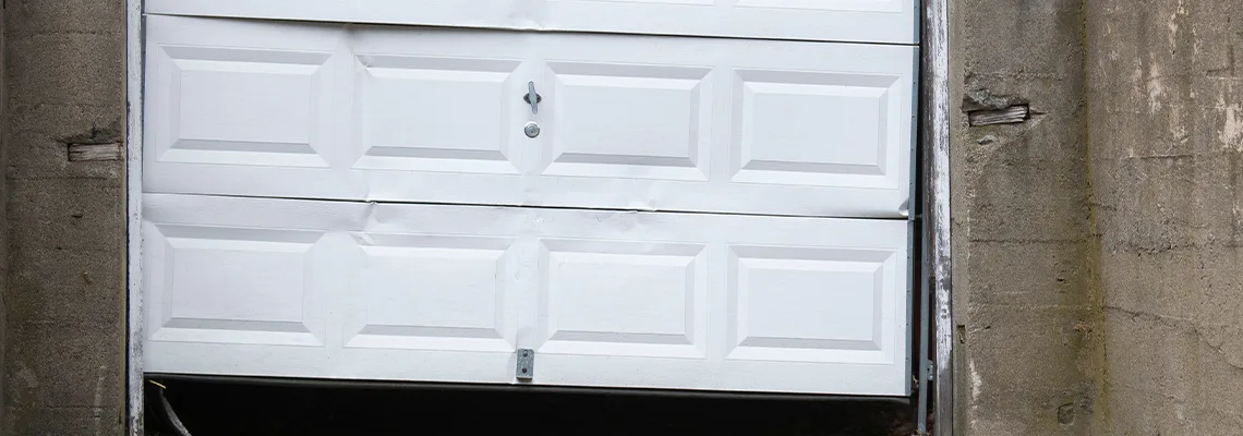 Garage Door Got Hit By A Car Dent Removal in Mundelein, IL